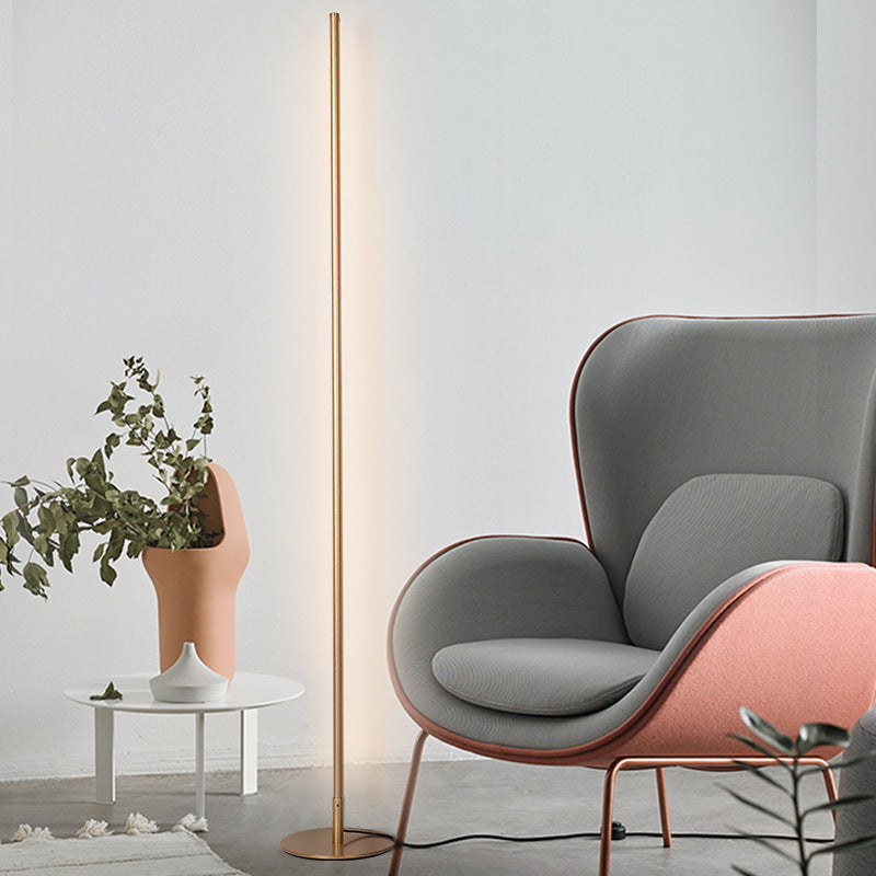 Modern Minimalist Linear Floor Lamp – Living Room, Bedroom Lighting