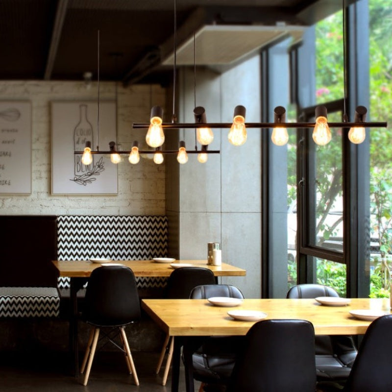 LED Chandelier Black Metal – Dining Room, Living Room