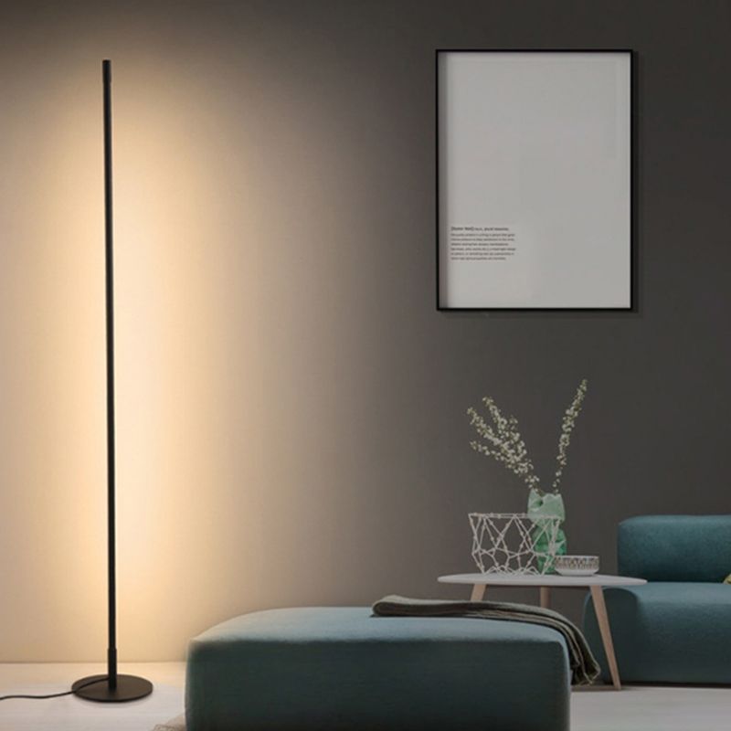 Modern Minimalist Linear Floor Lamp – Living Room, Bedroom Lighting