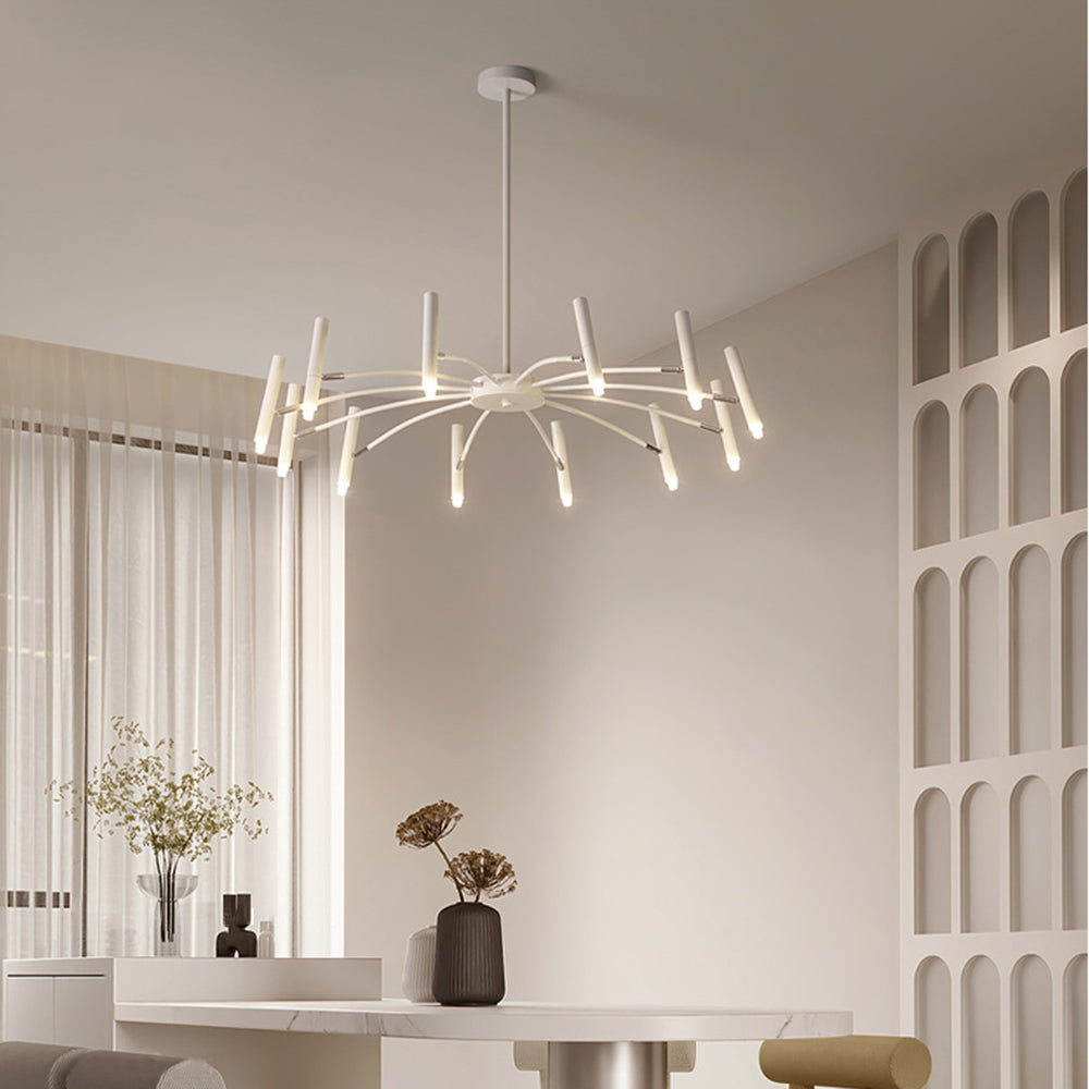 Modern Metal Multi-Head Chandelier – Living Room, Dining Room