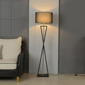 Tripod Floor Lamp Black & Flaxen 158CM – Living Room, Home Decor