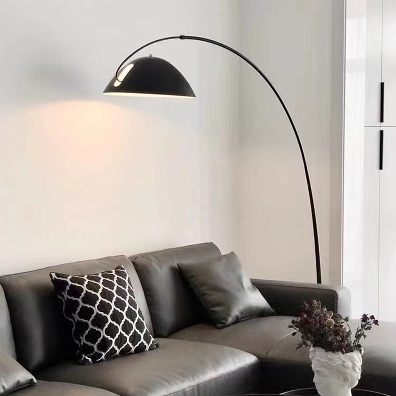 Avi Modrn Fishing Rod Floor Lamp, Metal, Black – Home Decor, Reading Light