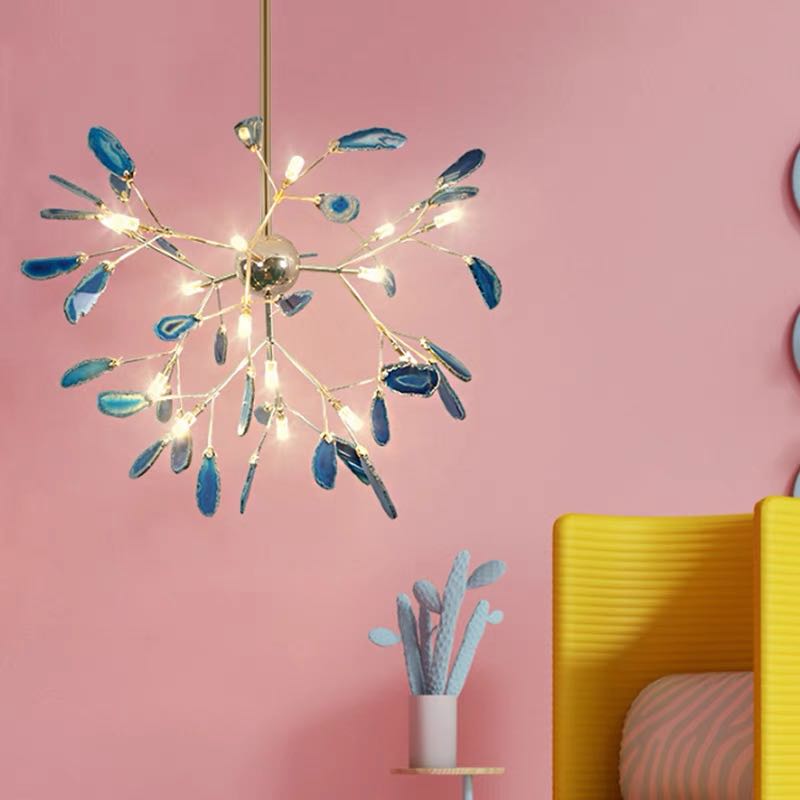 Chandelier Aria Agate Colorful – Bedroom, Living Room Decor
