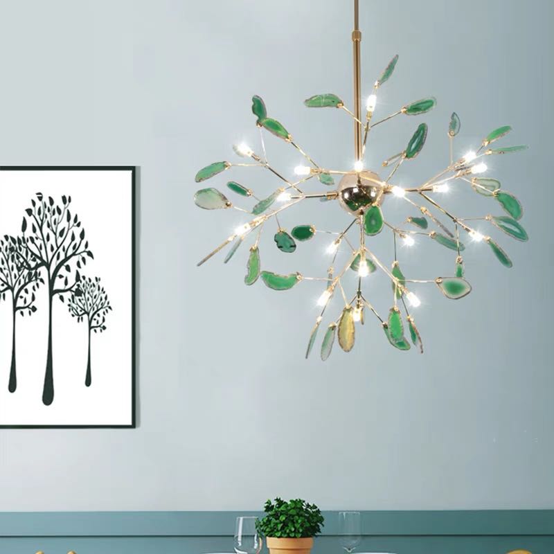 Chandelier Aria Agate Colorful – Bedroom, Living Room Decor