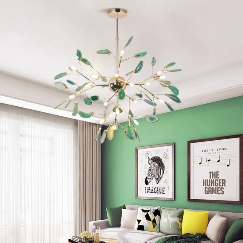 Chandelier Aria Agate Colorful – Bedroom, Living Room Decor