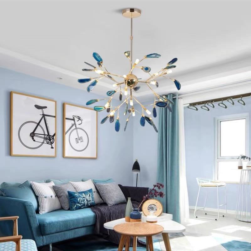 Chandelier Aria Agate Colorful – Bedroom, Living Room Decor
