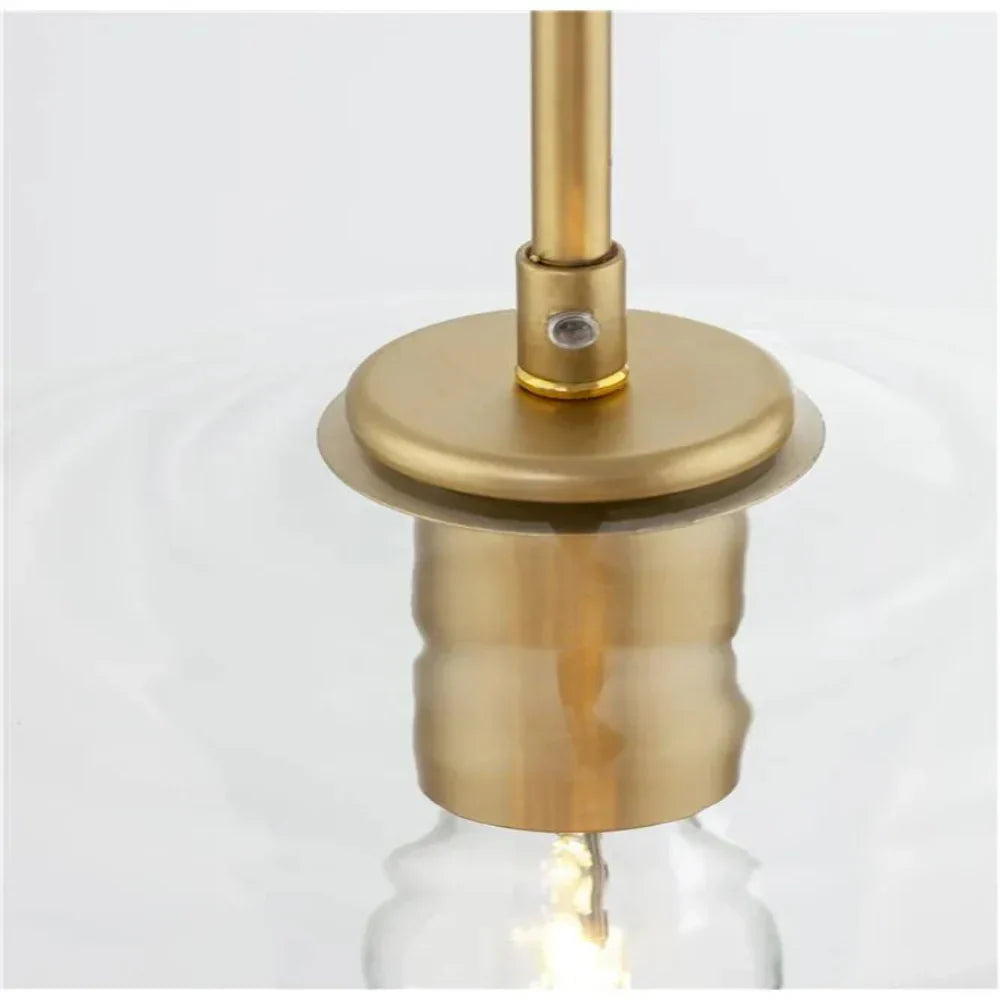 June Pendant Light Glass, Clear Amber Diamond Shape – Home Decor, Modern Lighting