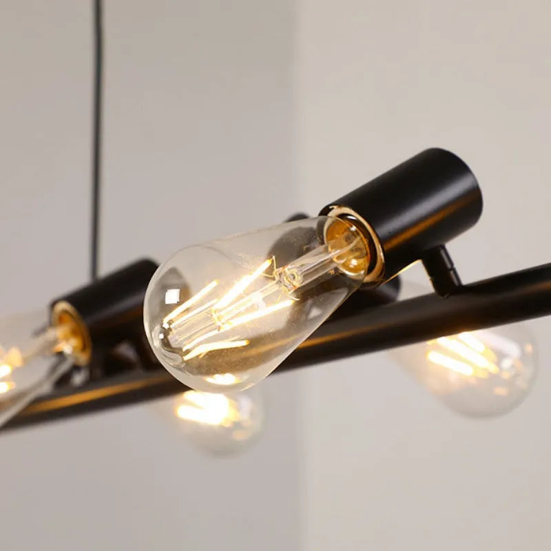 LED Chandelier Black Metal – Dining Room, Living Room