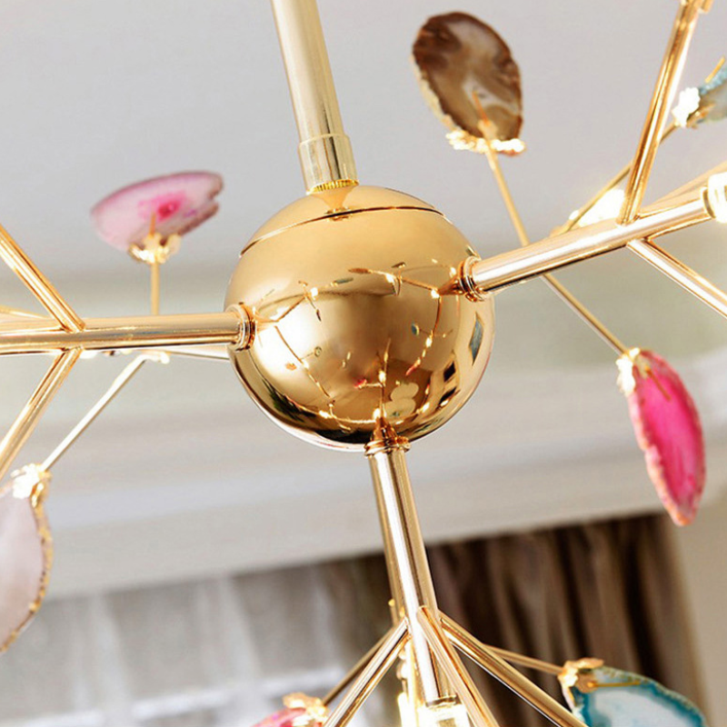 Chandelier Aria Agate Colorful – Bedroom, Living Room Decor