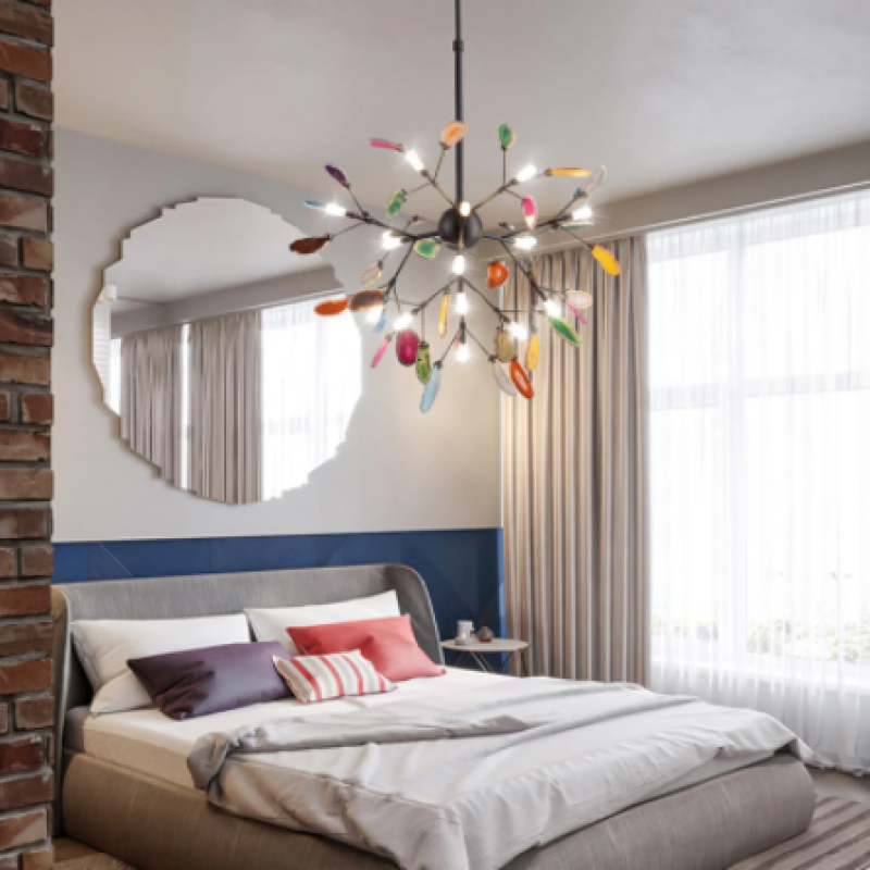 Chandelier Aria Agate Colorful – Bedroom, Living Room Decor
