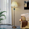 Antique Floor Lamp, Metal/Fabric, Multi Colors – Bedroom, Living Room