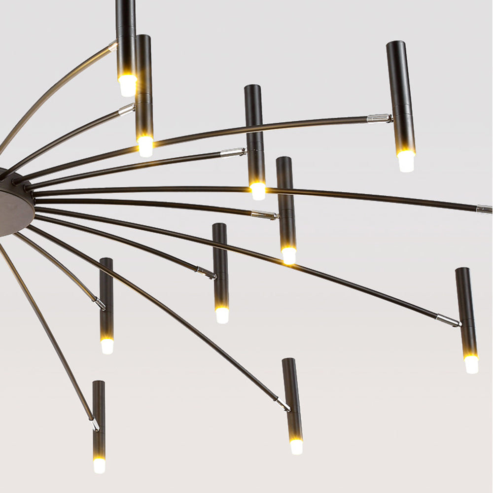 Modern Metal Multi-Head Chandelier – Living Room, Dining Room