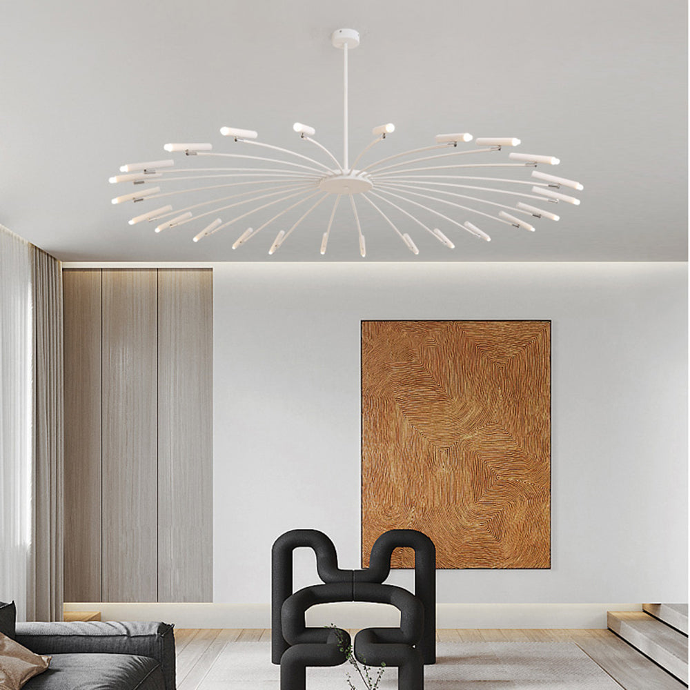 Modern Metal Multi-Head Chandelier – Living Room, Dining Room
