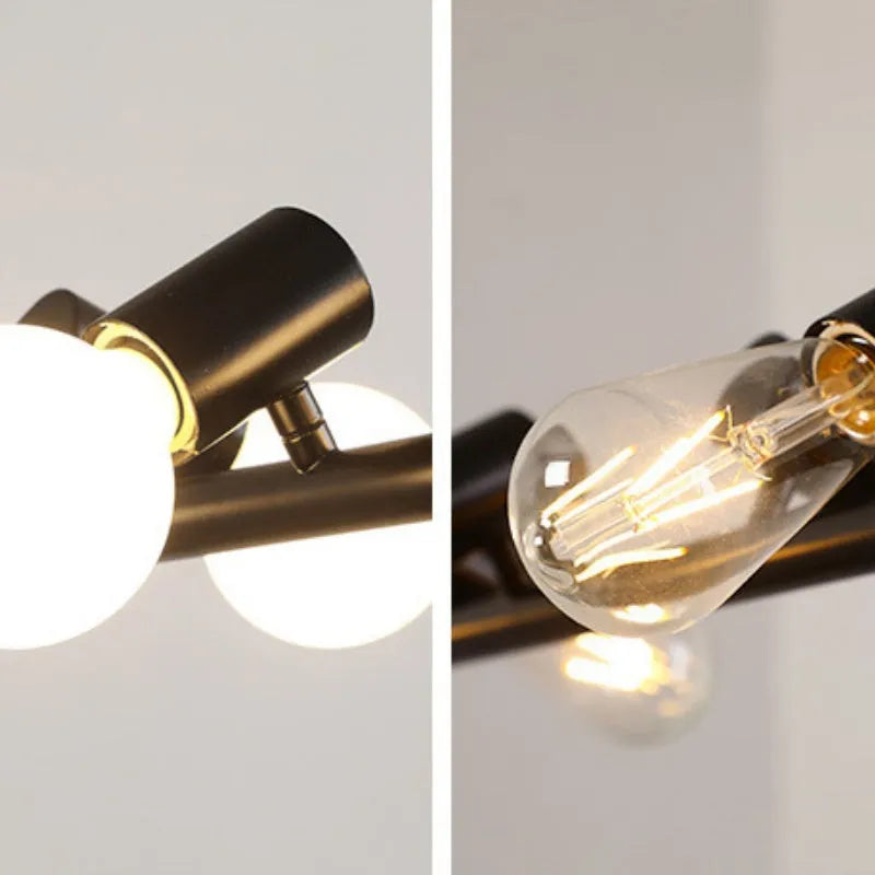 LED Chandelier Black Metal – Dining Room, Living Room