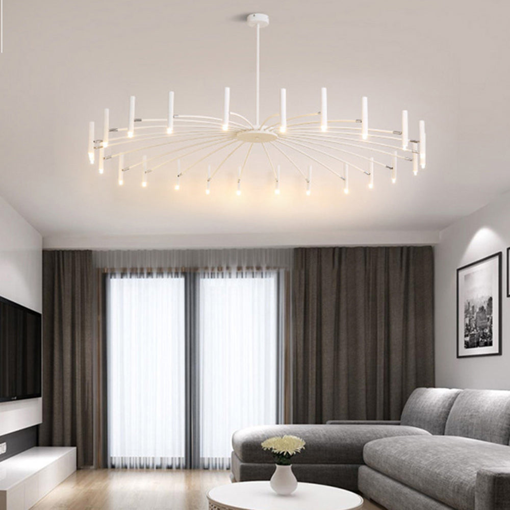 Modern Metal Multi-Head Chandelier – Living Room, Dining Room