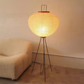 Minimalist Tripod Lantern Floor Lamp, White – Home Decor, Ambient Lighting