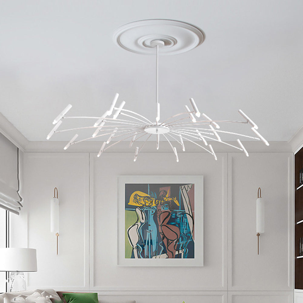 Modern Metal Multi-Head Chandelier – Living Room, Dining Room