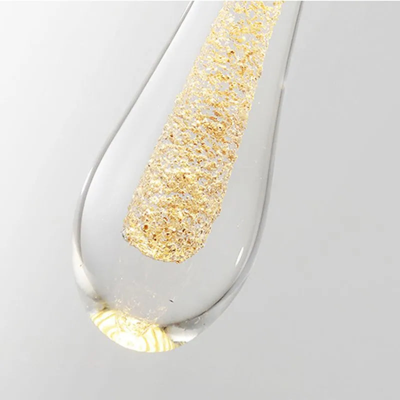 Teardrop Pendant Light in Gold – Home Decor, Ambient Lighting