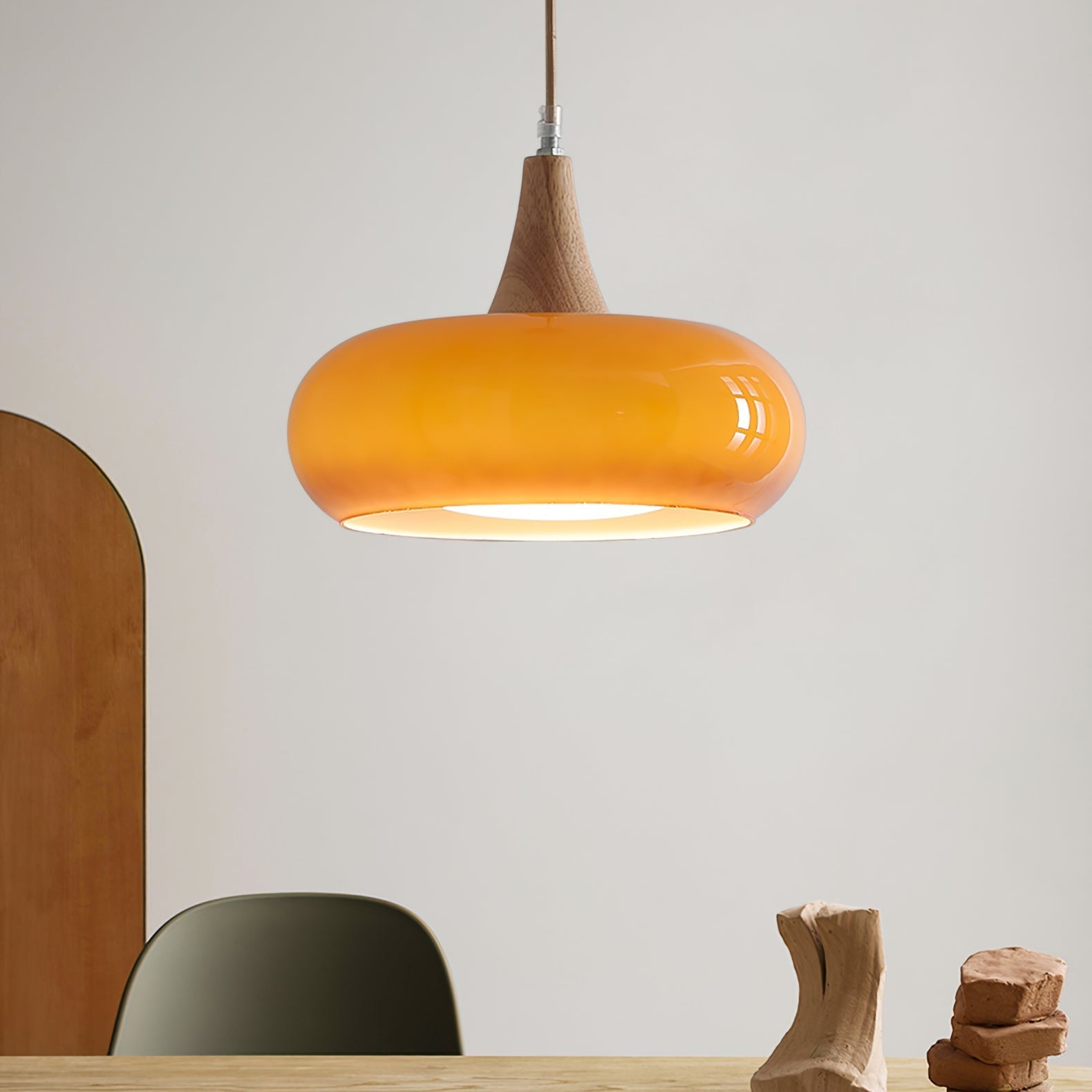 Charlotte Pendant Light Wood – Home Decor, Modern Lighting
