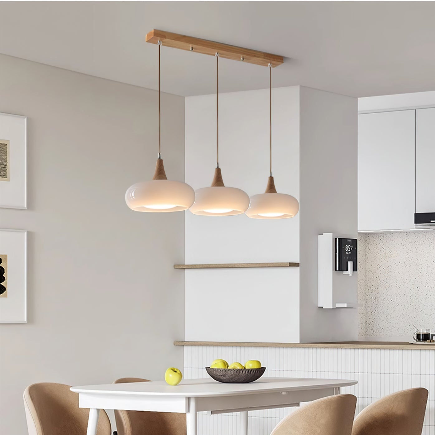 Charlotte Pendant Light Wood – Home Decor, Modern Lighting