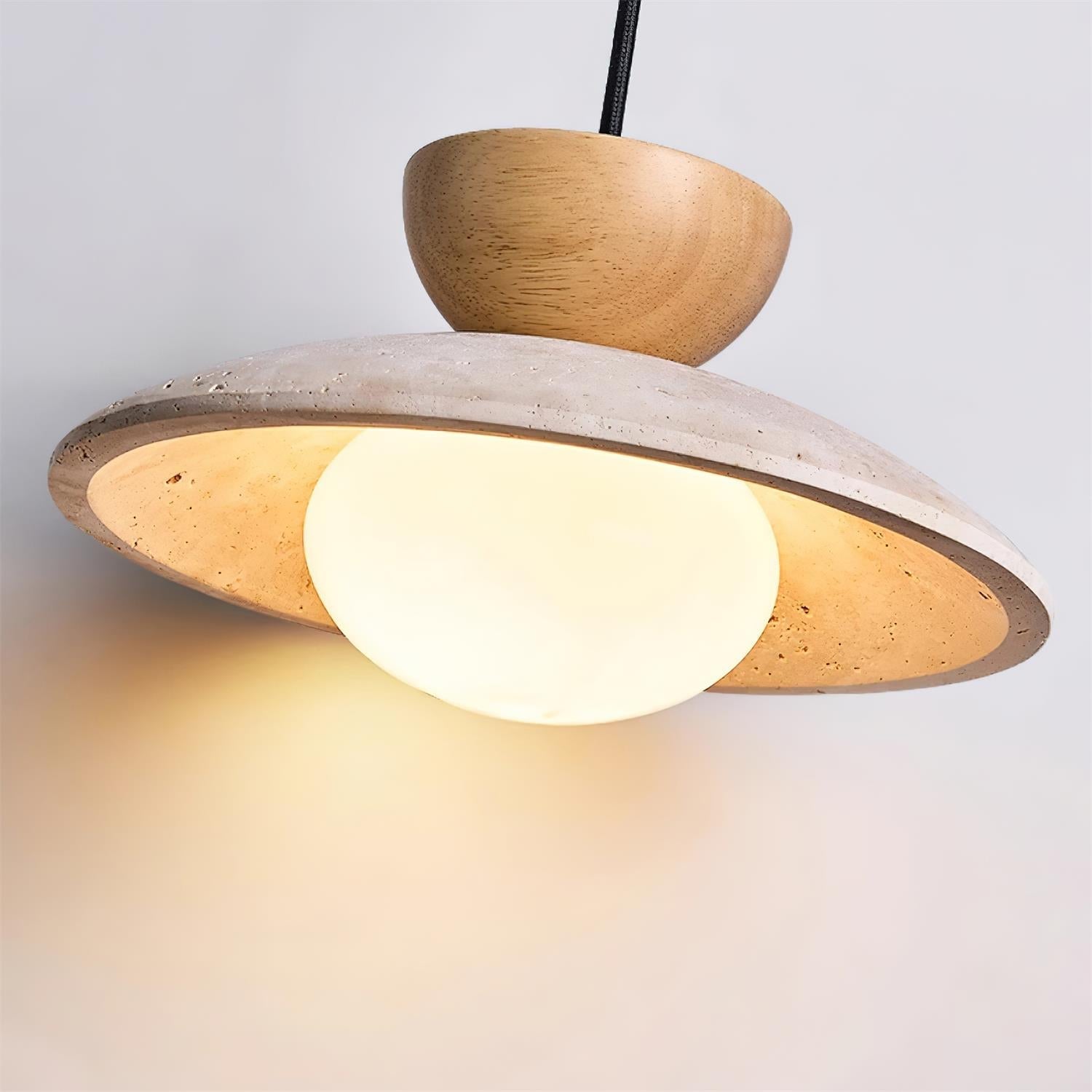 Cleo Pendant Lights in Travertine – Home Decor, Modern Lighting