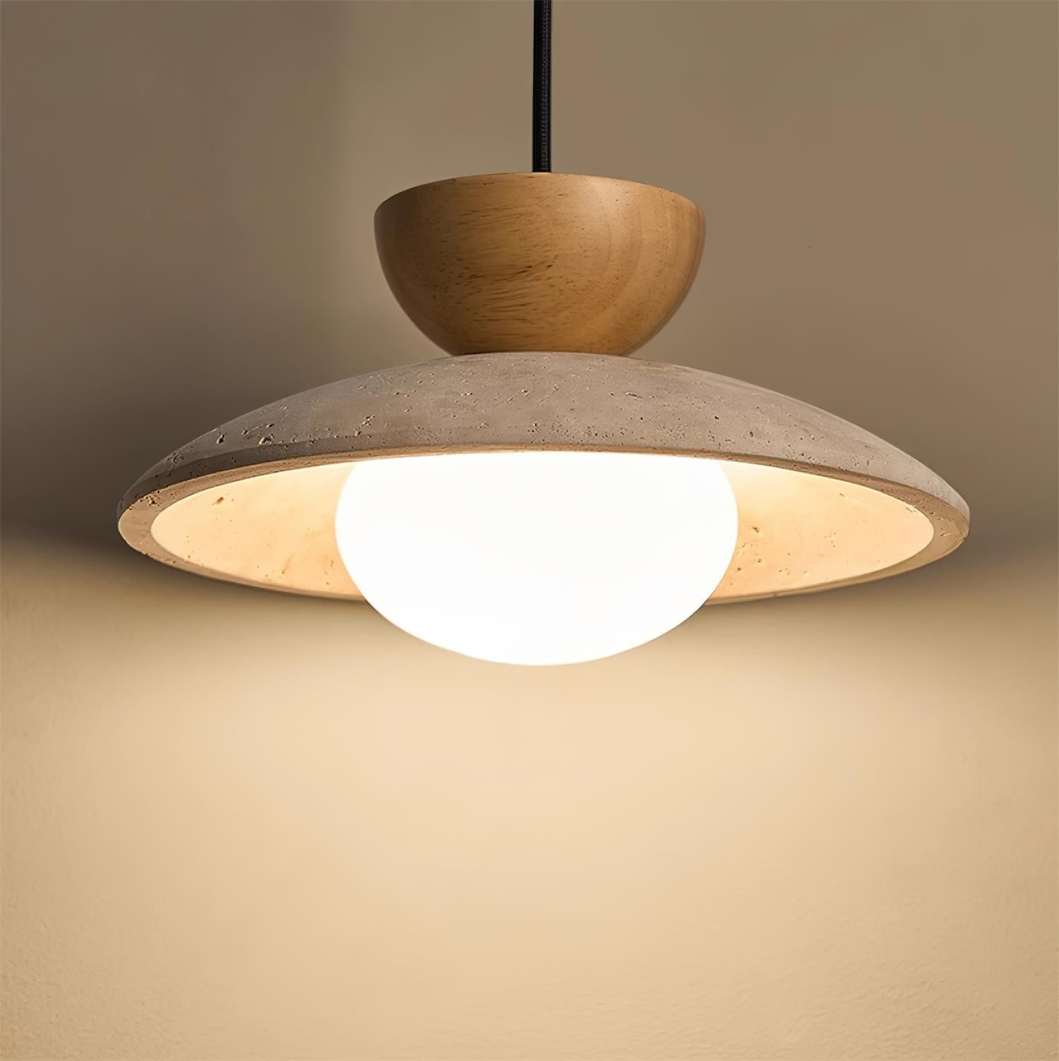Cleo Pendant Lights in Travertine – Home Decor, Modern Lighting