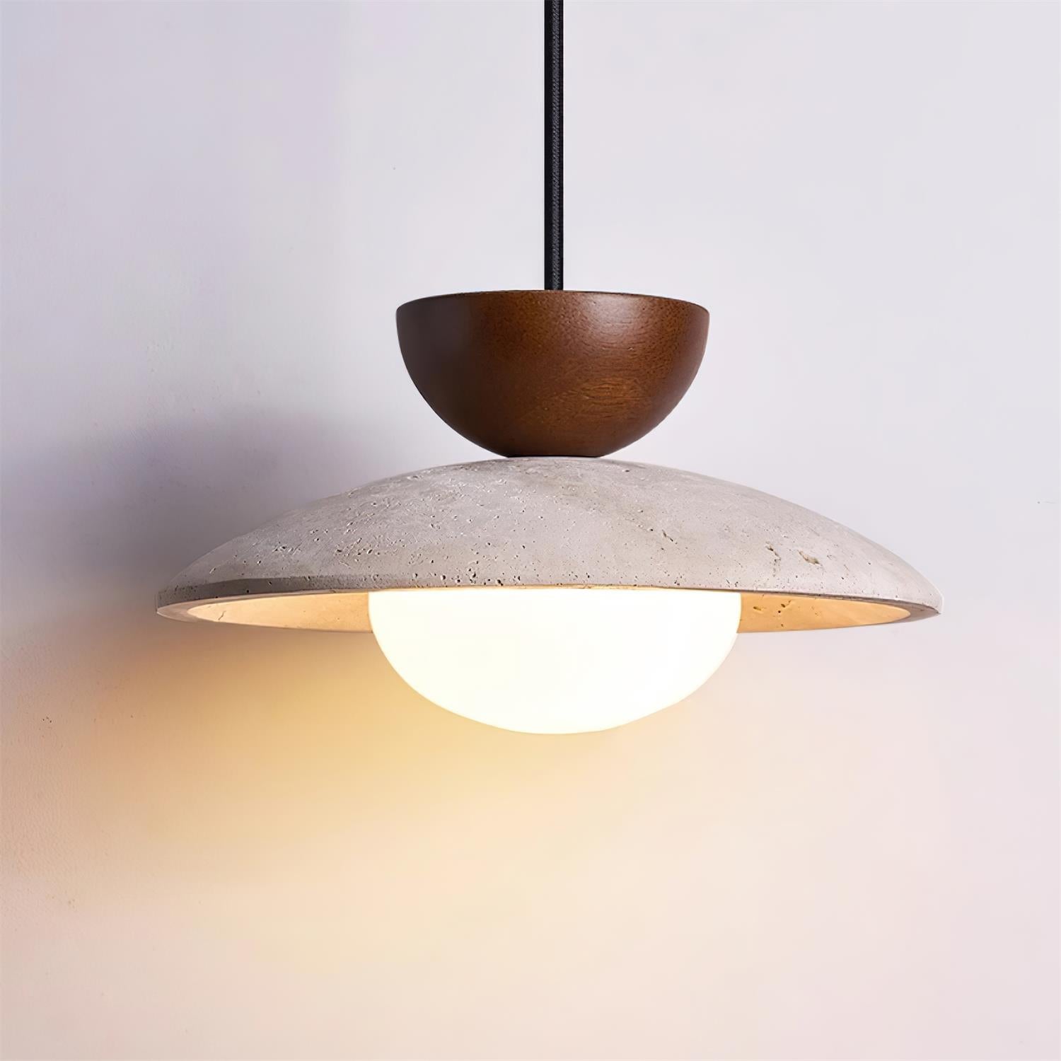 Cleo Pendant Lights in Travertine – Home Decor, Modern Lighting