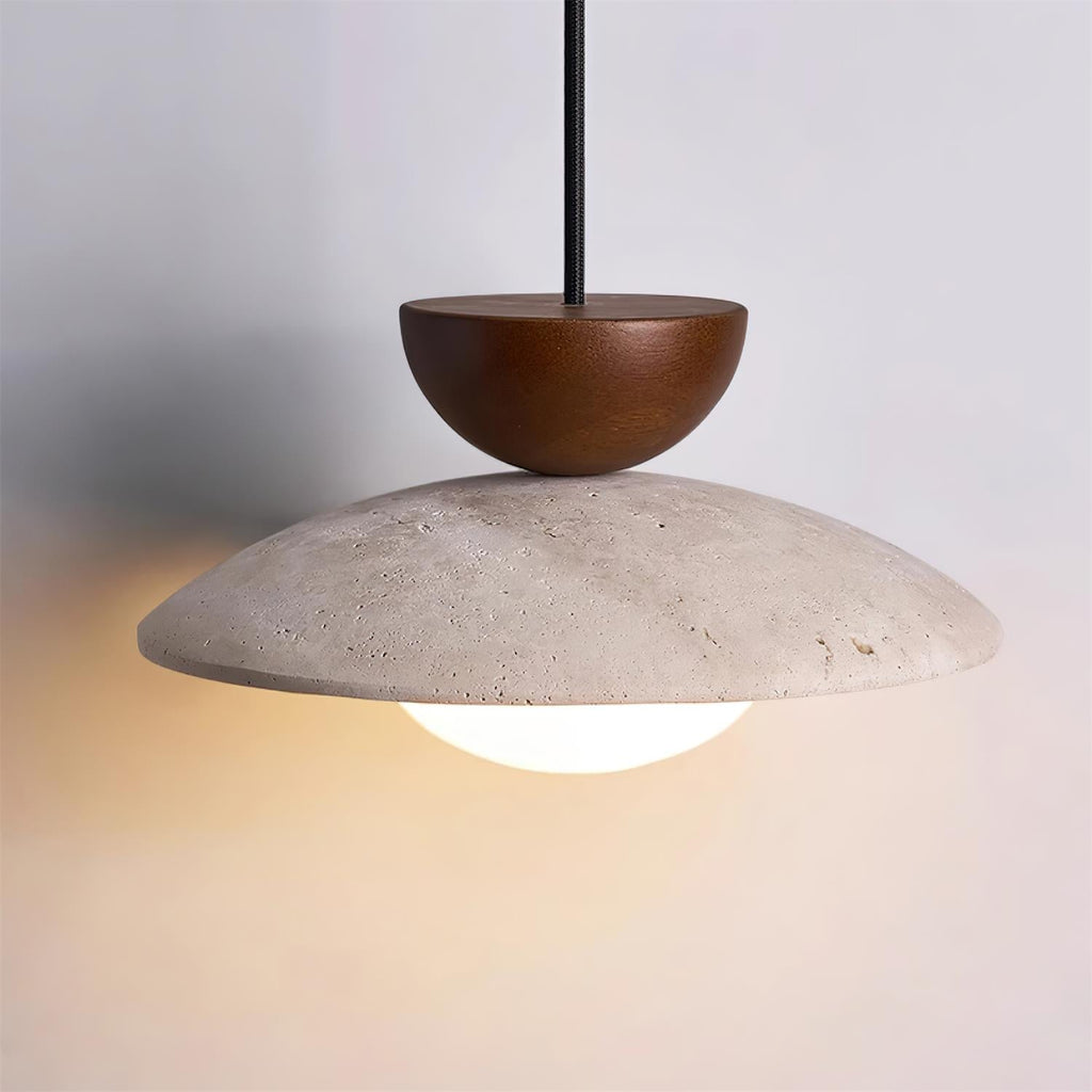Cleo Pendant Lights in Travertine – Home Decor, Modern Lighting