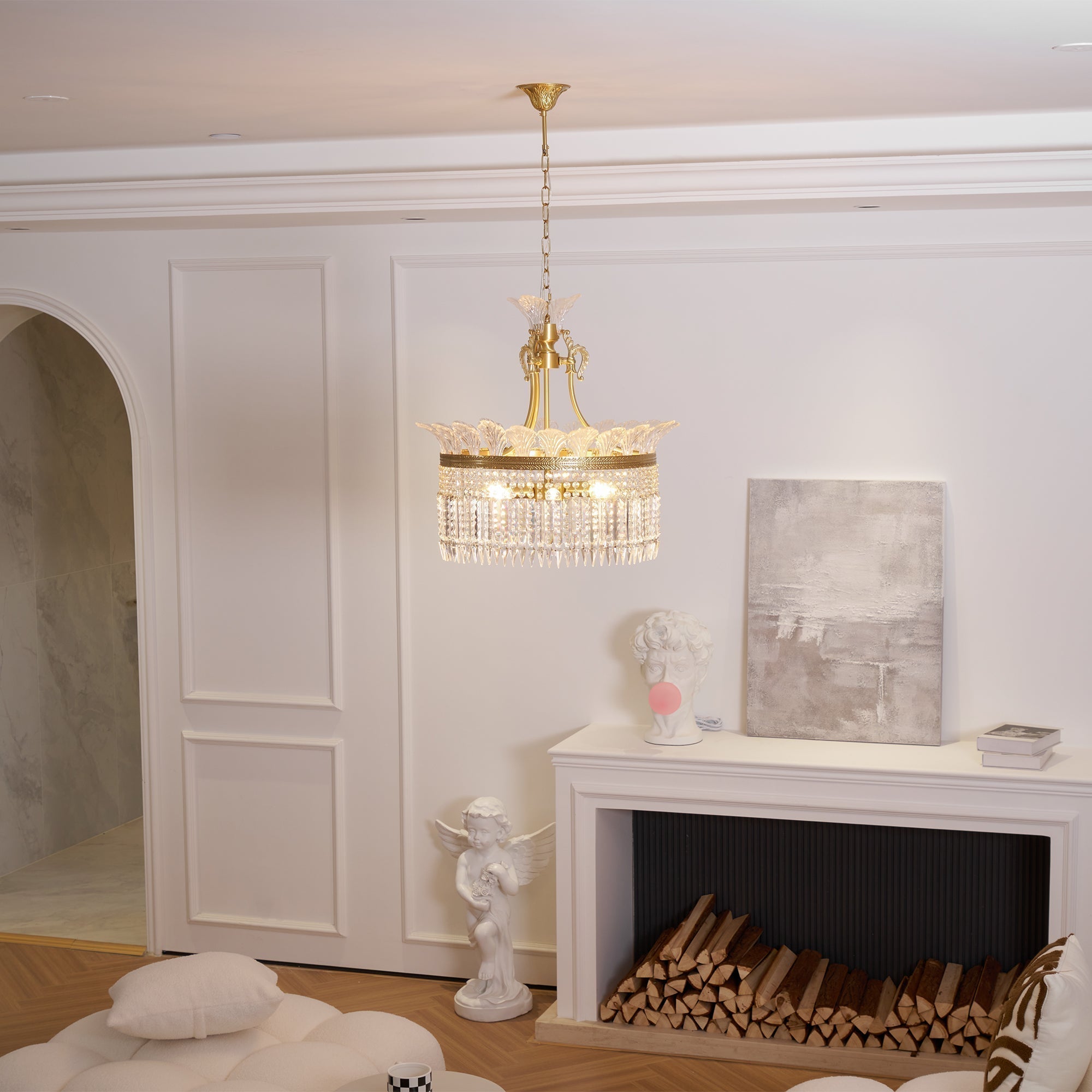 Miles Chandelier Luxury French Empire Design – Home Decor, Elegant Lighting