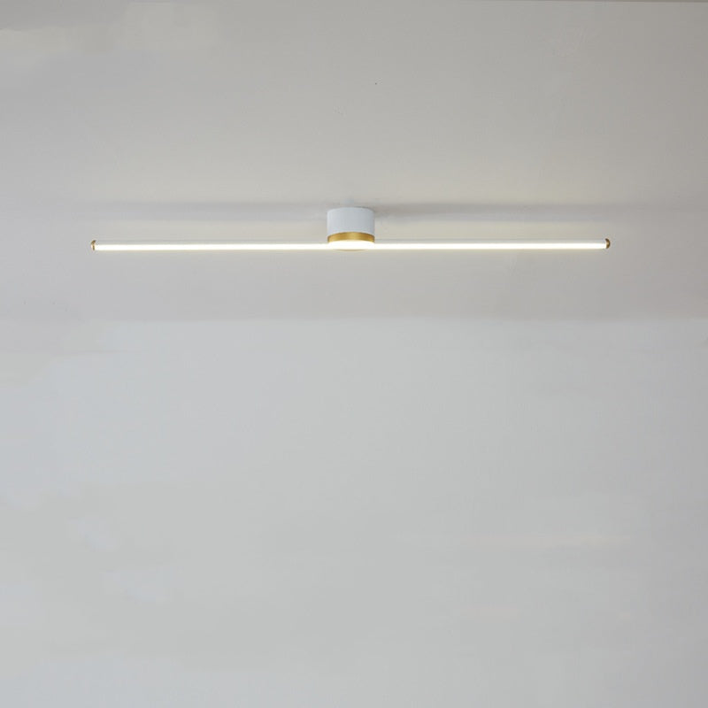 Erix Linear Flush Mount Ceiling Light – Modern Home Lighting, Space-Saving Design