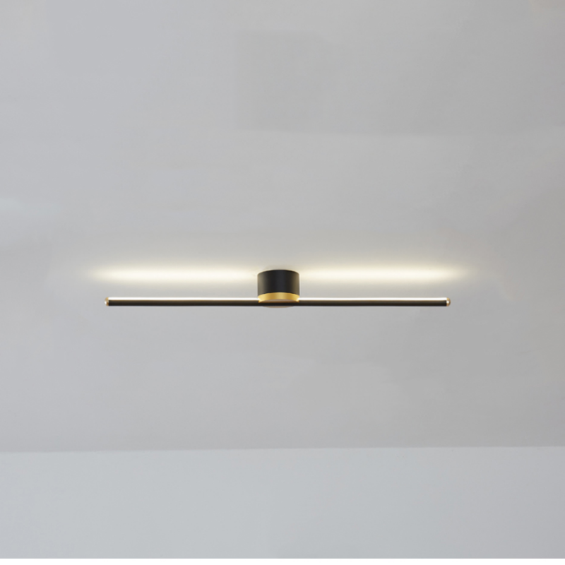 Erix Linear Flush Mount Ceiling Light – Modern Home Lighting, Space-Saving Design
