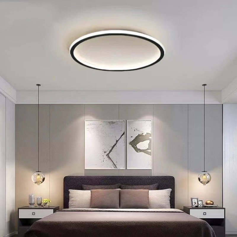 Flush Mount Ceiling Light LED Round – Modern Home Decor, Living Room Lighting