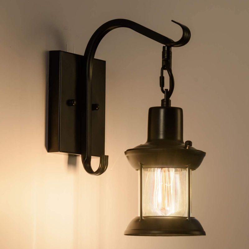 Industrial Style Retro Wall Lamp – Home Decor, Ambient Lighting