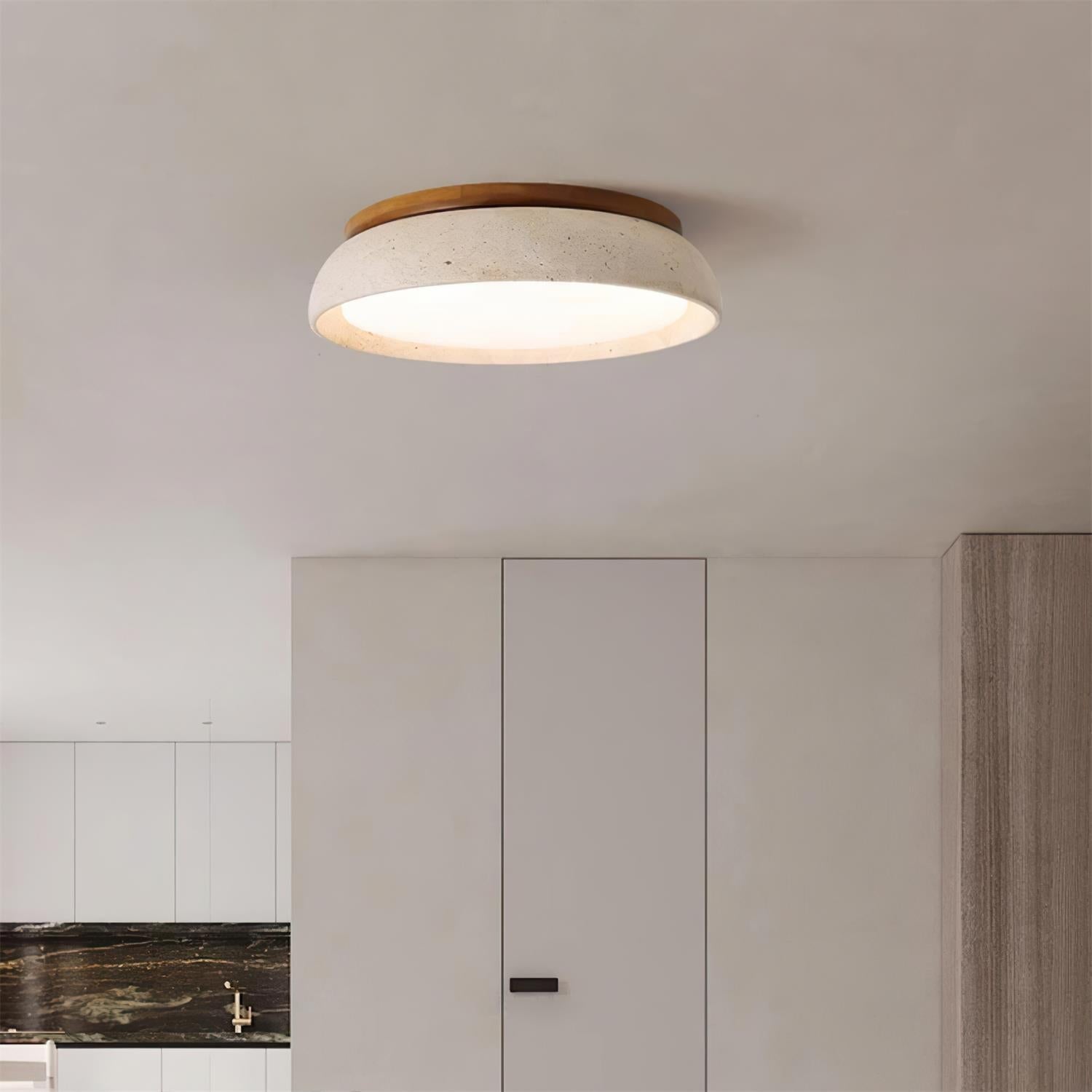 Kloris Deckenleuchte Travertin – Wohnzimmer, Esszimmer