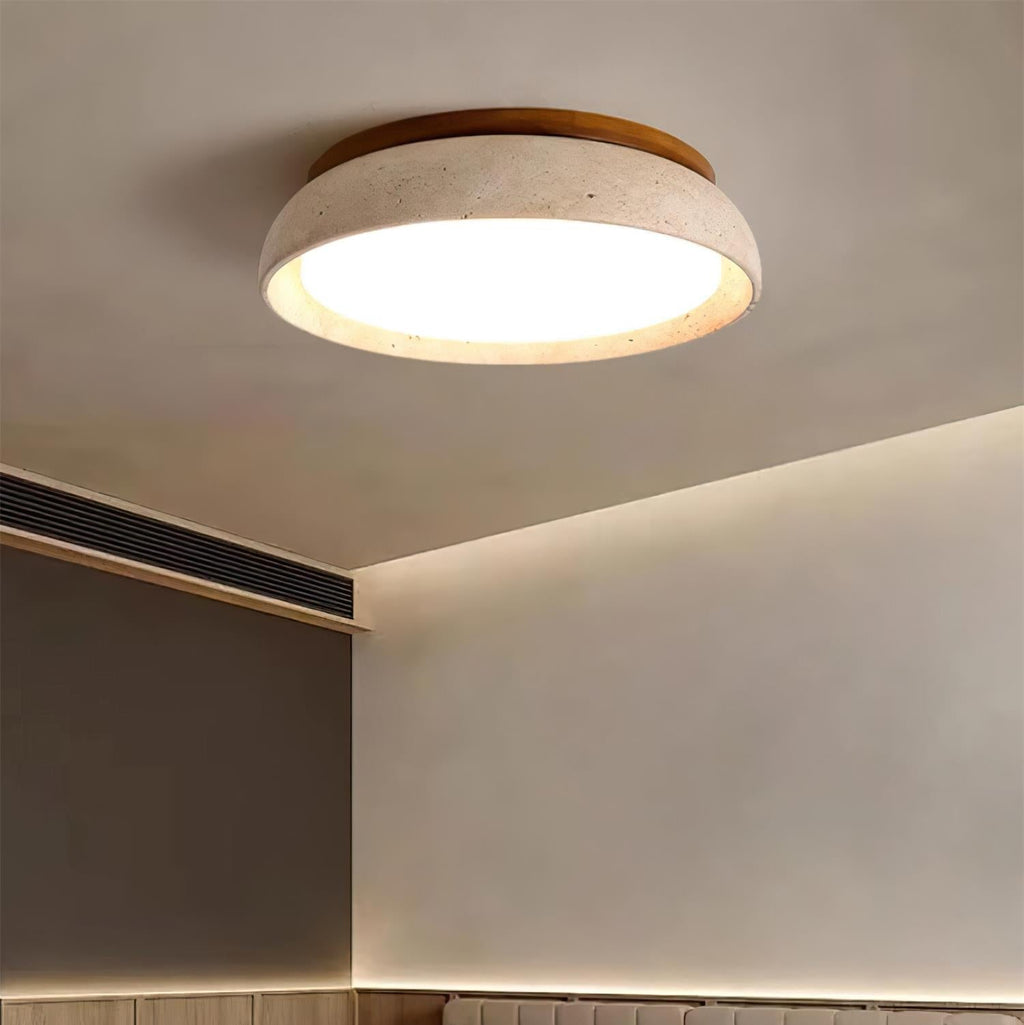 Kloris Deckenleuchte Travertin – Wohnzimmer, Esszimmer