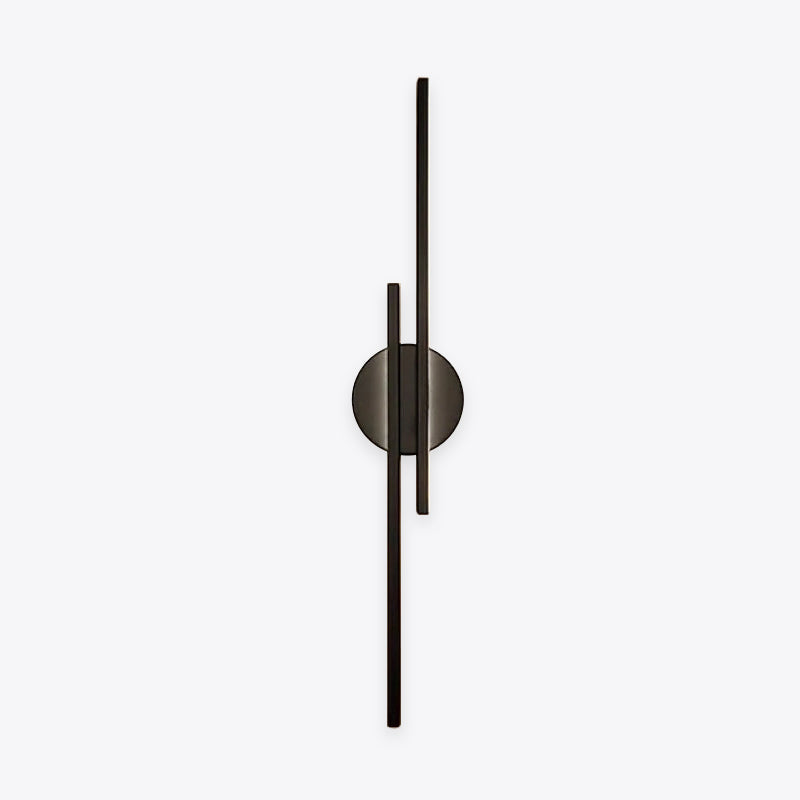 LED Wall Lamp, Metal, Black/White – Modern Decor, Home Lighting