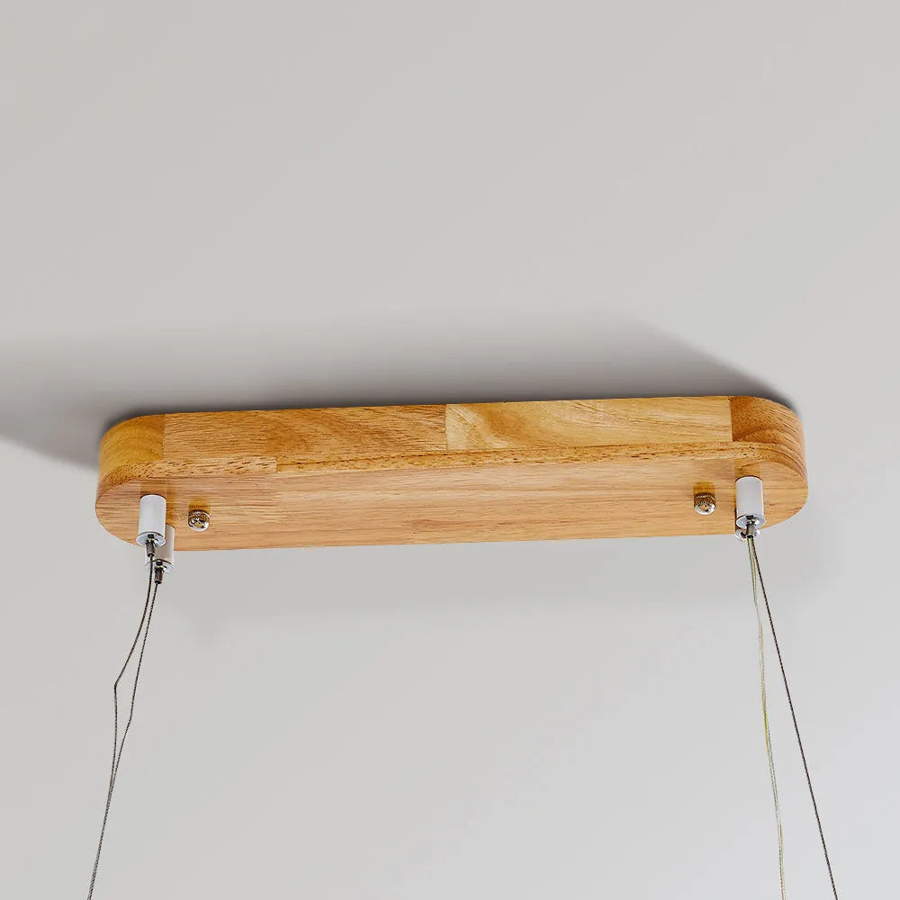 Oval Wooden Pendant Light – Modern Home Decor, Stylish Lighting