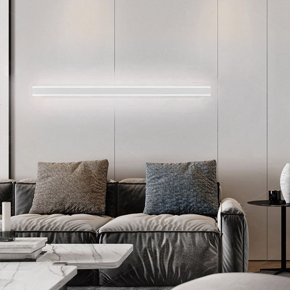 Minimalist Linear Wall Lamp, Metal Gold/Black/White – Home Decor, Modern Lighting