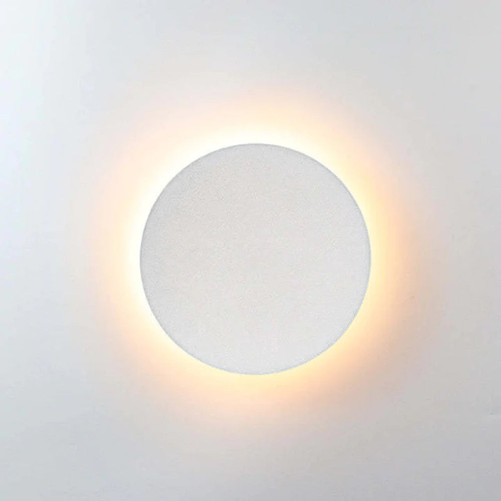 Minimalist Outdoor Wall Lamp LED, Round/Square, Black/White – Garden, Patio