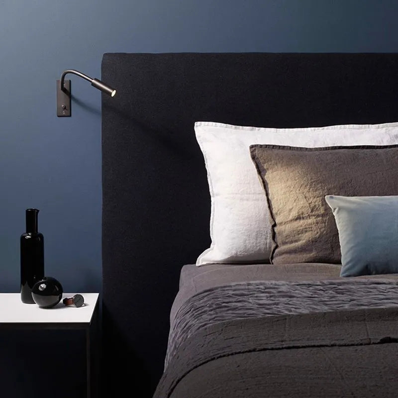 Minimalist Reading Spotlight Wall Lamp – Adjustable, Modern Design, Home Office, Reading