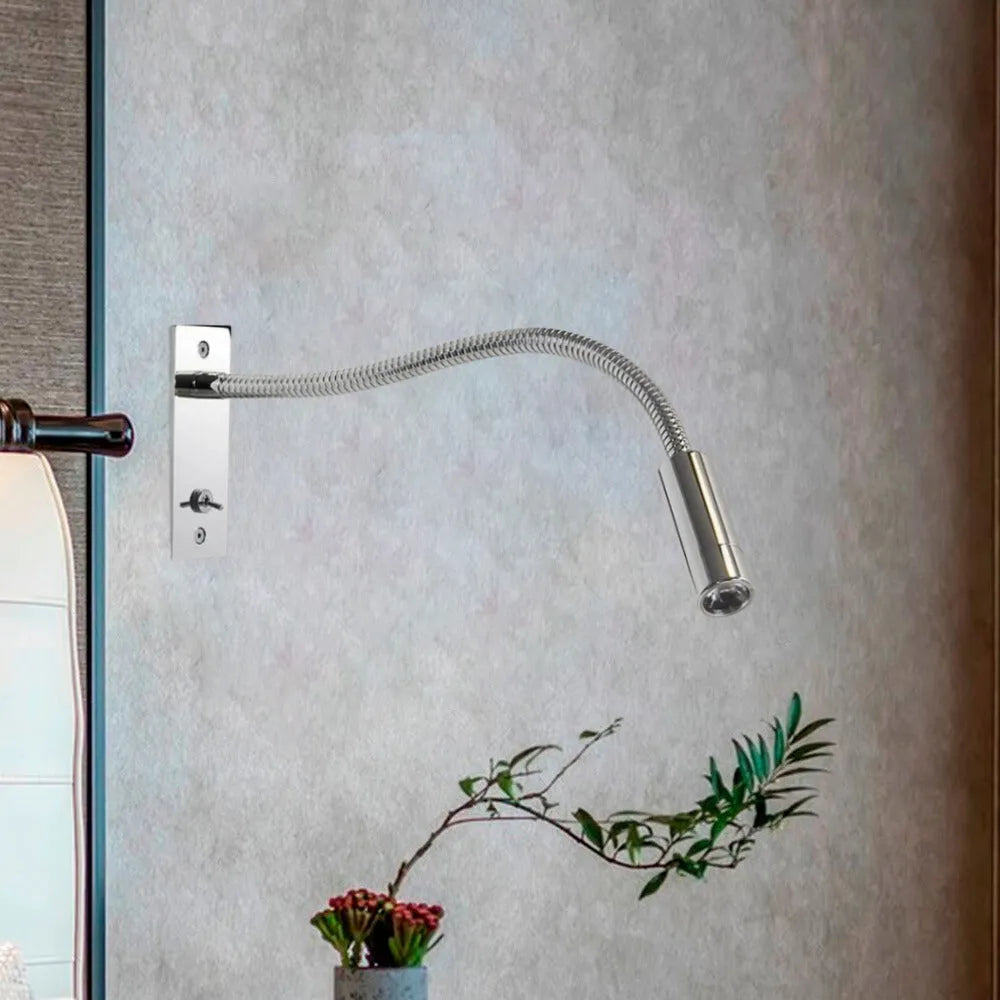 Minimalist Reading Spotlight Wall Lamp – Adjustable, Modern Design, Home Office, Reading