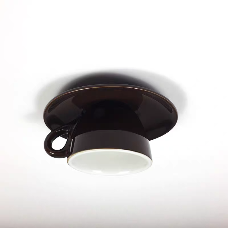 Moderne Keramische Kaffeetassen Deckenleuchte – Wohnzimmer, Esszimmer