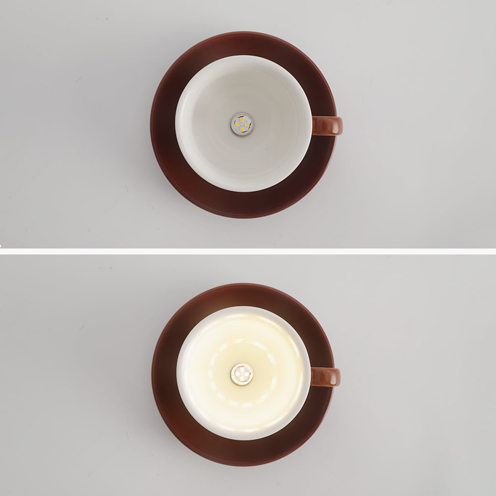 Moderne Keramische Kaffeetassen Deckenleuchte – Wohnzimmer, Esszimmer