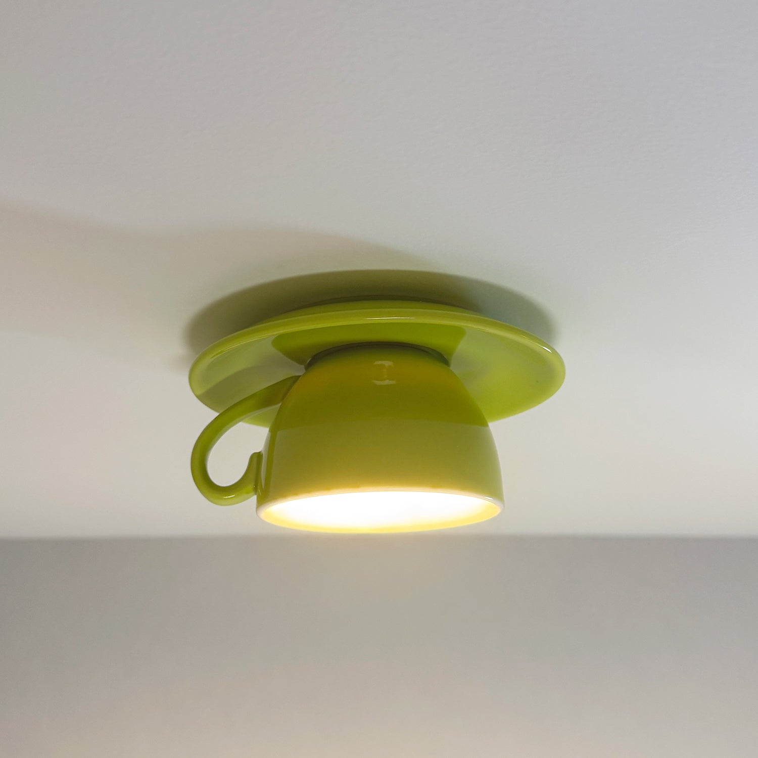 Moderne Keramische Kaffeetassen Deckenleuchte – Wohnzimmer, Esszimmer