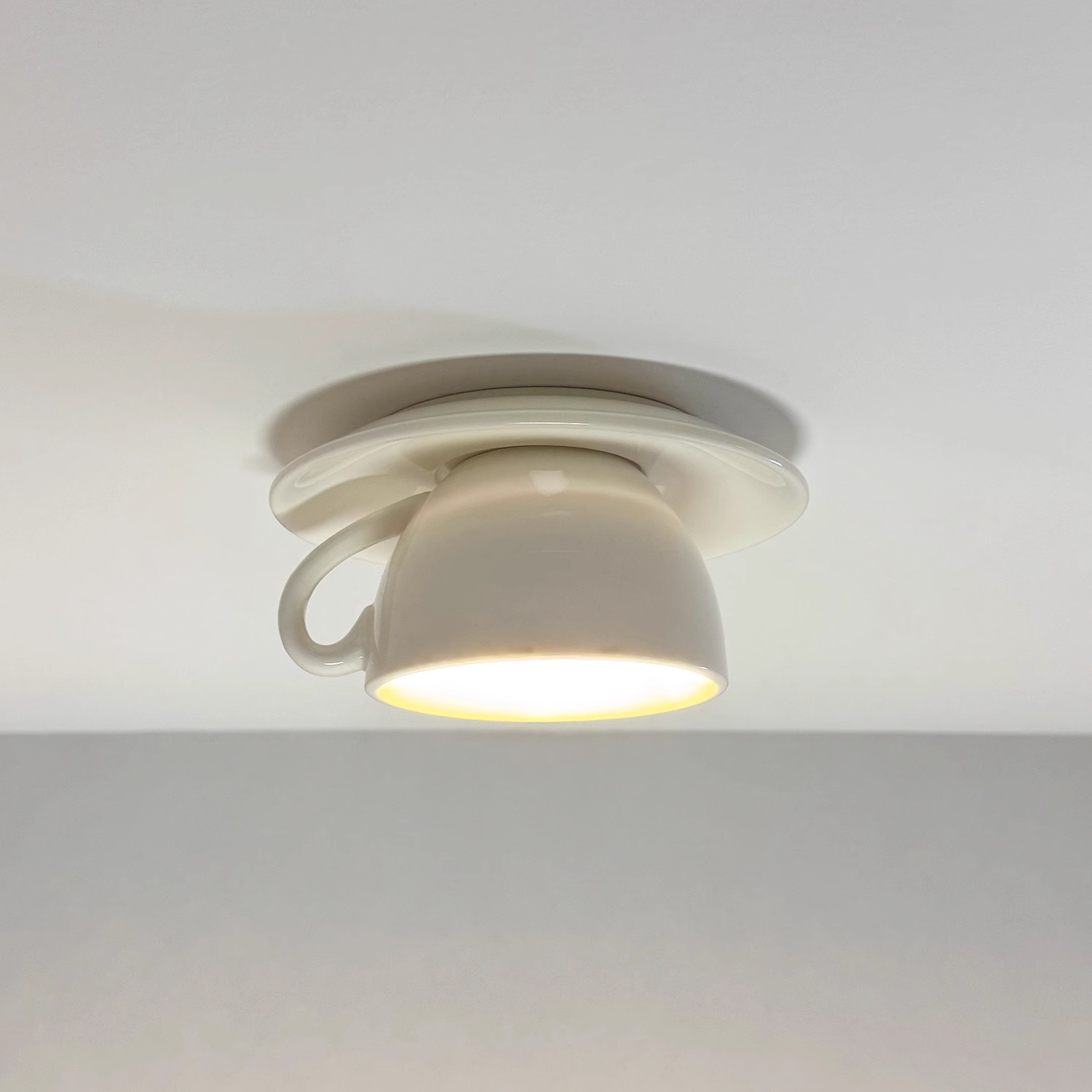 Moderne Keramische Kaffeetassen Deckenleuchte – Wohnzimmer, Esszimmer
