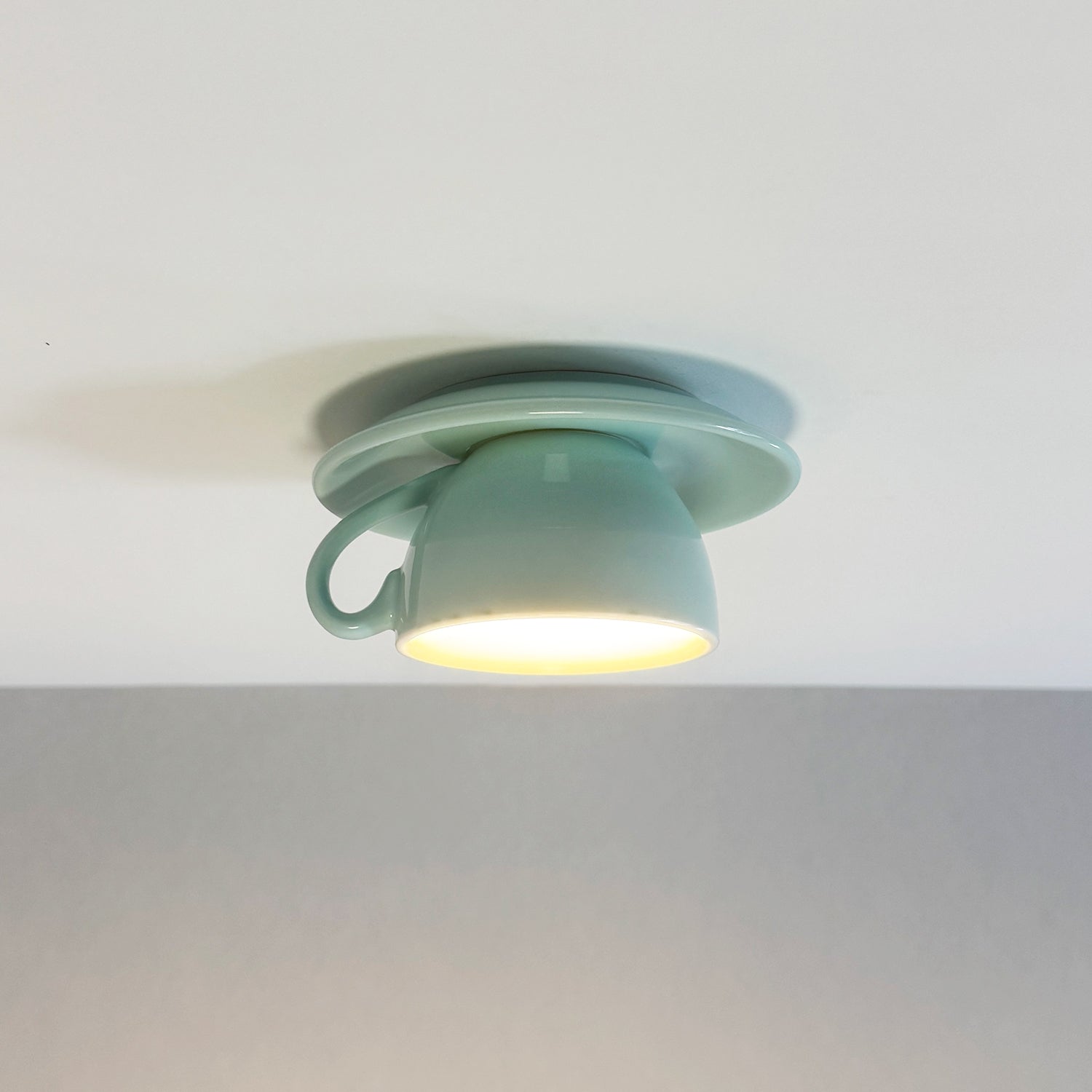 Moderne Keramische Kaffeetassen Deckenleuchte – Wohnzimmer, Esszimmer