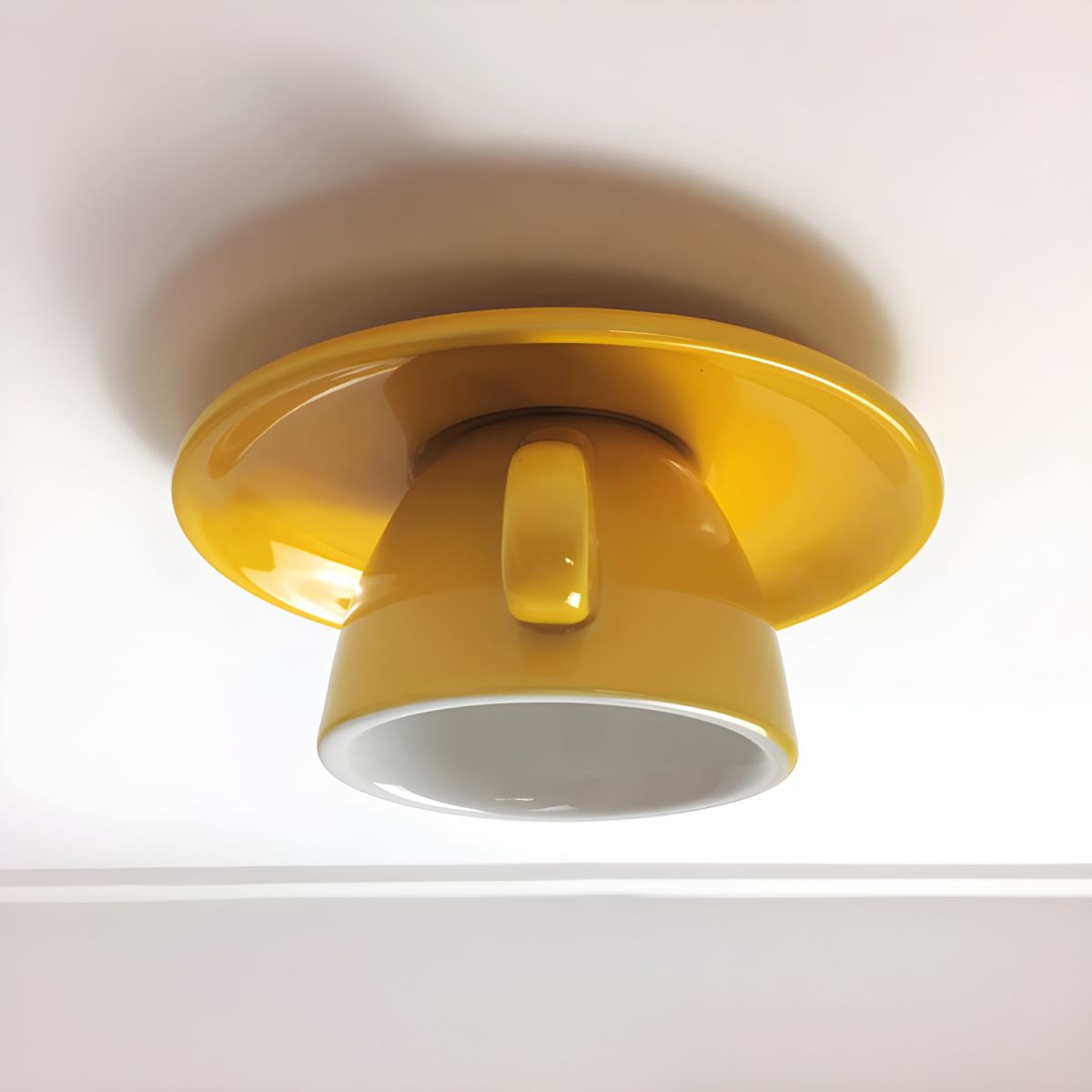 Moderne Keramische Kaffeetassen Deckenleuchte – Wohnzimmer, Esszimmer