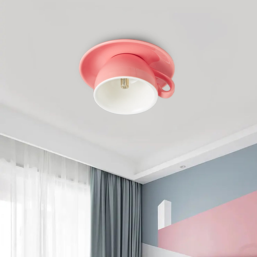 Moderne Keramische Kaffeetassen Deckenleuchte – Wohnzimmer, Esszimmer