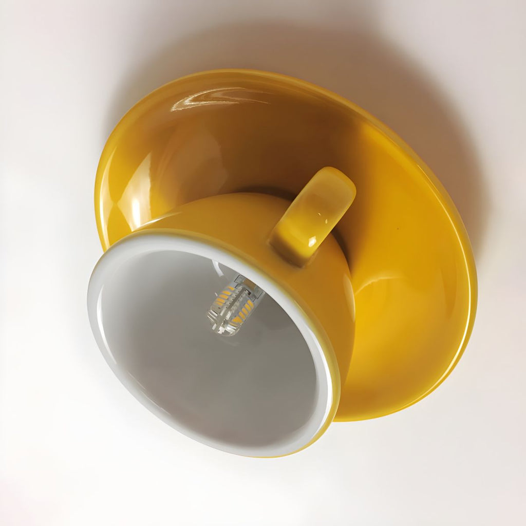 Moderne Keramische Kaffeetassen Deckenleuchte – Wohnzimmer, Esszimmer
