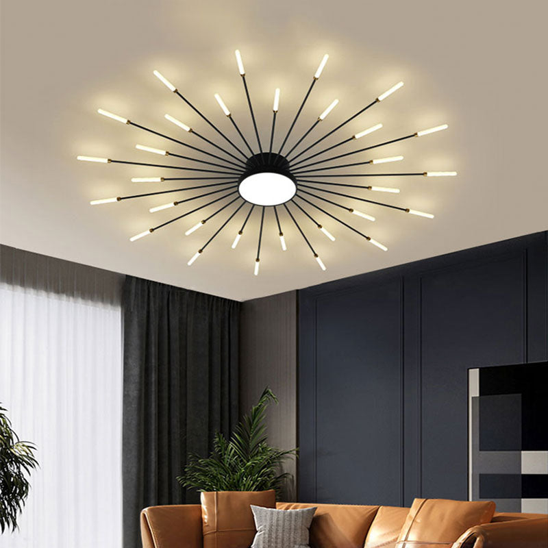 Moderne LED Deckenleuchte mit Feuerwerk Design – Wohnzimmer, Schlafzimmer
